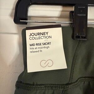 NWT Calia Olive Skort Mid Rise